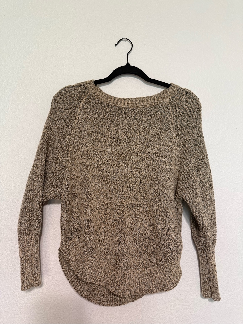 Rue21 Chunky Scoop Neck Sweater - Taupe Heather